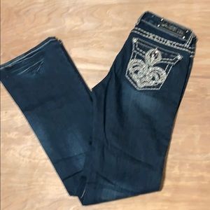 LA Idol jeans size 9, new without tags, bling.